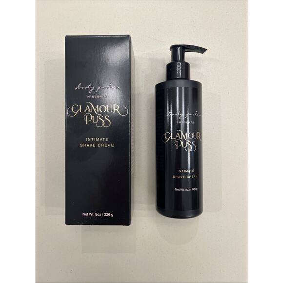 Brand New In Box Booty Parlor Glamour Puss Shave Cream 8oz Lanolin Cruelty Free - Picture 1 of 7